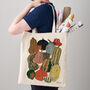 Pumpkin Squash Luxury Shopper Canvas Bag, thumbnail 2 of 4