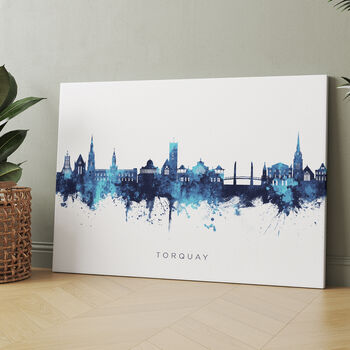 Torquay Skyline Cityscape Art Print, 7 of 12