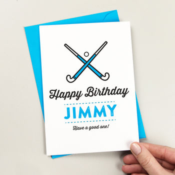 Hockey Birthday Card, 2 of 3
