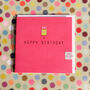 Gold Foiled Birthday Cake Card, thumbnail 4 of 5