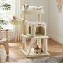 96cm Cat Tree Tower Light Grey With Side Slope, thumbnail 5 of 12