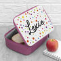 Personalised Kids Fun Polka Dot Insulated Lunch Bag, thumbnail 4 of 12