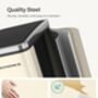 Kitchen Bin Dual Compartments Soft Close Lid Trash Can, thumbnail 4 of 7