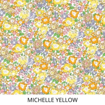 Liberty Of London Children's Skirt With Elasticated Waist Michelle Yellow, 2 of 3