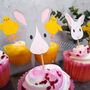 Easter Bunny Cupcake Toppers, thumbnail 7 of 12