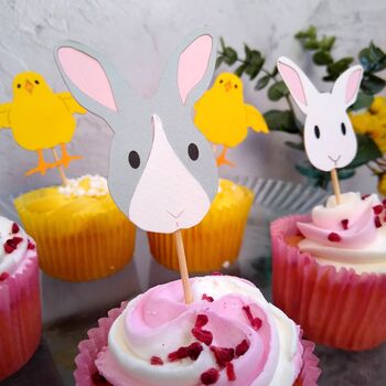 Easter Bunny Cupcake Toppers, 5 of 12