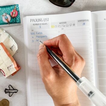 Personalised Travel Journal Book | Gift For Adventurers, 11 of 11