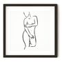 Nude Line Figure Art Print, thumbnail 1 of 4