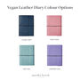 Personalised A5 Vegan Leather 2025 Diary, thumbnail 4 of 8