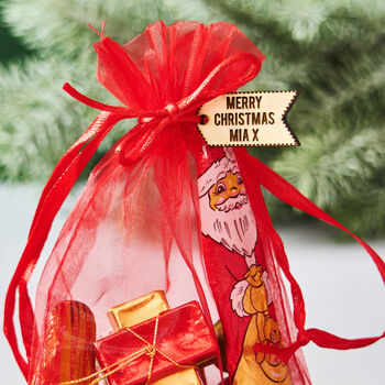 Personalised Bag Of Christmas Eve Chocolates, 2 of 5