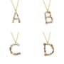 Initial 18k Gold Plated Silver Pendant Necklace, thumbnail 2 of 9
