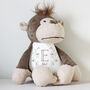 Plush Monkey Personalised Toy, thumbnail 5 of 6