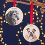 Pet Photo Memorial Christmas Decoration, thumbnail 1 of 6