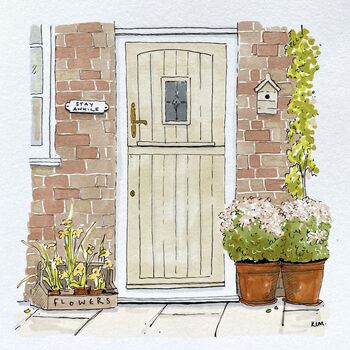 Personalised Front Door Illustration, 6 of 9