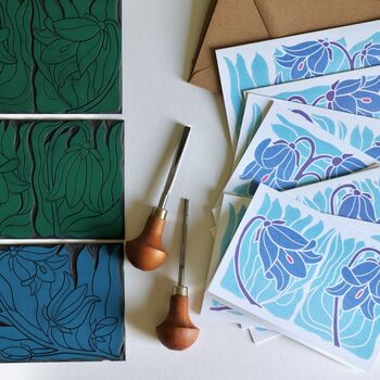 Scottish Bluebells Notecards Set Of Eight Notecards And Envelopes, 4 of 10
