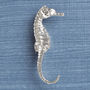 Seahorse Right Facing Pewter Cabinet Handle, Door Knob, thumbnail 1 of 8