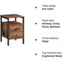 Bedside Table With Drawers Side End Table Nightstand, thumbnail 8 of 12