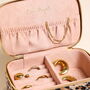 Leopard Print Velvet Rectangular Travel Jewellery Case, thumbnail 2 of 3