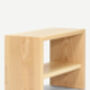 Solid Wood Bedside Cabinet With Shelf, thumbnail 1 of 8