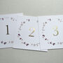 Edith Floral Table Numbers, thumbnail 1 of 5
