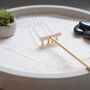 Round Japanese Zen Garden With Rake And Moss Meditation, thumbnail 4 of 4