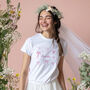 Bridal Party Bow T Shirt Hen Party Gift, thumbnail 3 of 11