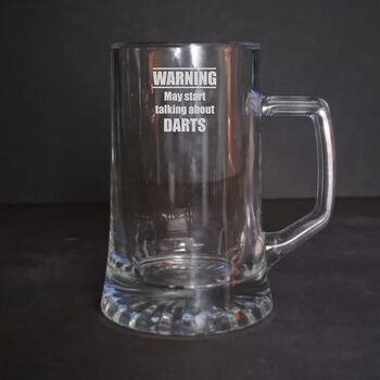 Personalised Darts Tankard Gift, 6 of 8