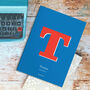 Personalised Red Letter Notebook, thumbnail 2 of 6