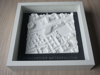 Graduation Gift Manchester Metropolitan University 3D Printed Map, 6 of 6