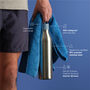 Circular And Co 1 L Stainless Steel Water Bottle Rockpool Blue, thumbnail 5 of 6