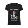 'Gin Is For Life' Christmas T Shirt, thumbnail 5 of 5