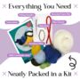 British Birds Blue Tit Needle Felting Craft Kit, thumbnail 3 of 10