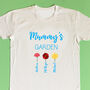 Personalised Mummy's Garden T Shirt, thumbnail 3 of 8