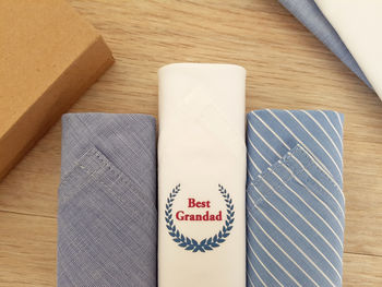 Handkerchiefs Set For Grandfather, 3 of 4