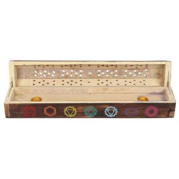 Wooden Box Chakra Incense Gift Set, 6 of 6