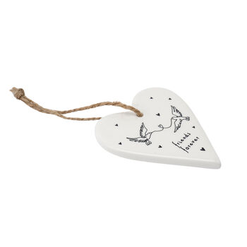 Send With Love Friends Forever Ceramic Hanger, 2 of 2