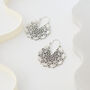 Mandala Snowflake Earrings, thumbnail 3 of 3