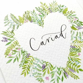 Cariad, Welsh Valentine's / Love Card, 4 of 5