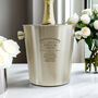 Personalised Diamond Ice Bucket, thumbnail 1 of 3