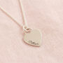 Heart Tag Personalised Name Necklace, thumbnail 3 of 11