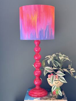 Persian Abstract Brushstrokes Lampshade, 9 of 9