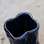 Personalised Midnight Blue Welly Boots Garden Plant Pot, thumbnail 4 of 10