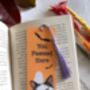 Autumn Themed Personalised Pet Bookmark, thumbnail 8 of 10