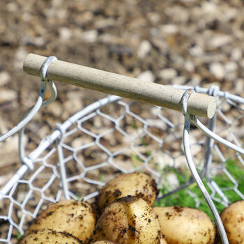 Personalised Home Grown Potatoes Gardening Basket, 4 of 7