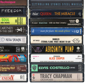 Personalised 36th Birthday Print Music From 1989, 3 of 8