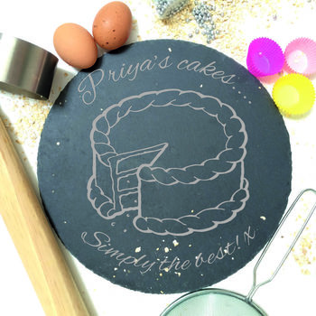 Personalised Cake Plate 'Cake', 2 of 5