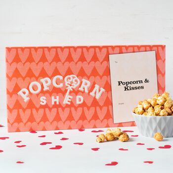 'Popcorn And Kisses' Gourmet Popcorn Letterbox Gift, 3 of 5