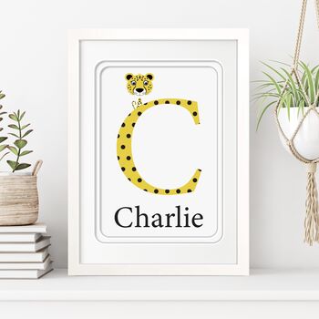 Children's Personalised Alphabet Name Print, 9 of 12