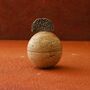 Travertine And Bronze Decorative Sculpture, thumbnail 1 of 2
