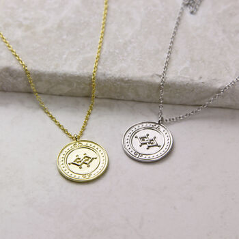 Sterling Silver Coin Necklace, 2 of 12